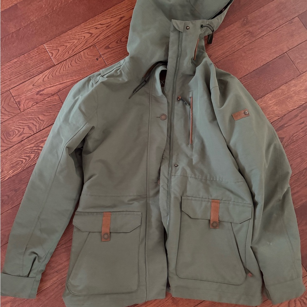 Roxy Olive Green ski snowboard jacket